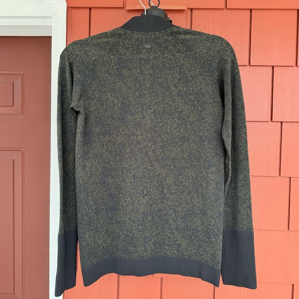 Lululemon Rest Less 1/2 Zip Black / Armory